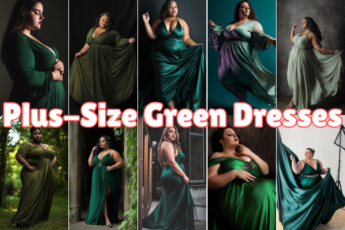 plus size green dresses