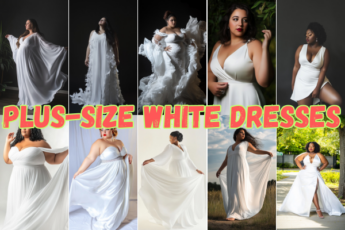 plus size white dresses